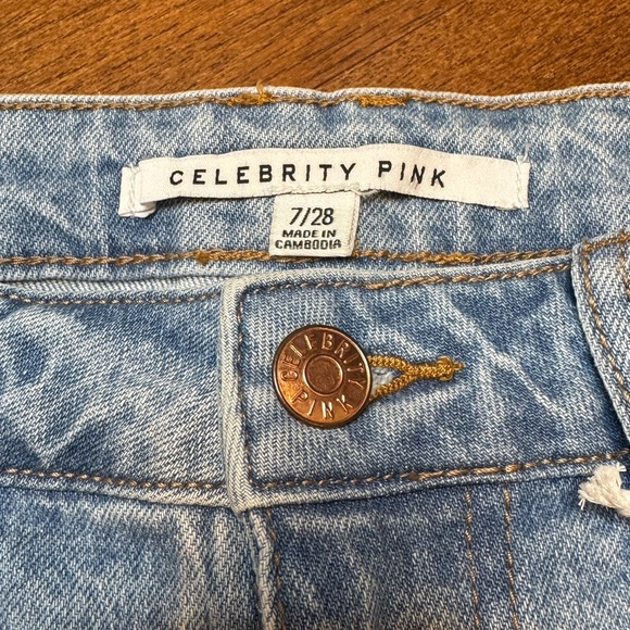 NWT CELEBRITY PINK Baggy Wide Leg Jeans - Picture 7 of 9